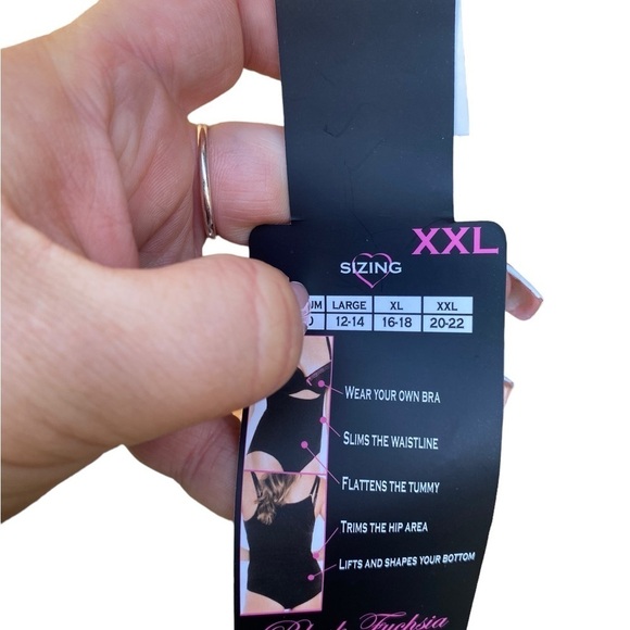 Black Fuschia By Secret Lace NWT Shaping Bodysuit I Size: XXL - Picture 5 of 13